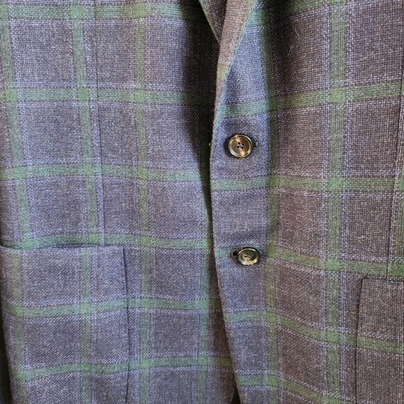 Isaia Sanita Winter Hopsack Men's Sport Coat Size IT 54 8R - Picture 5 of 11